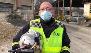 Annecy : le capitaine Philippe Ovise détaille l'intervention des pompiers pour un feu dans l'usine Alpine Aluminium