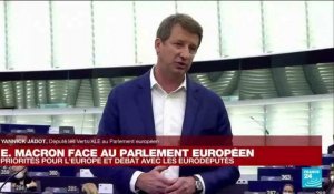 Les eurodéputés interpellent Macron après son discours au Parlement européen