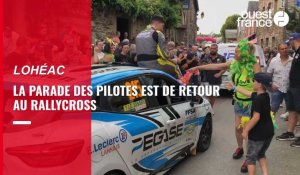 VIDÉO. À Lohéac, la parade des pilotes du rallycross est de retour