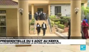 Kenya : la Cour suprême confirme l'élection de William Ruto à la présidence