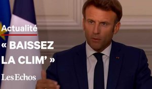 Emmanuel Macron demande aux Français d’économiser 10% de l’énergie qu’ils consomment