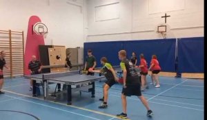 Tennis de table: tournoi de doubles du Roeulx