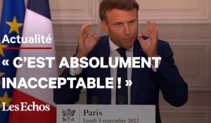 « Inacceptable », « faux et irresponsable » : quand Macron attaque le PDG d'EDF