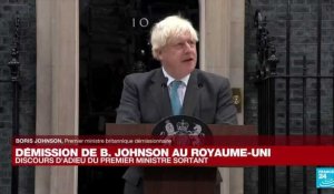 REPLAY - Discours d'adieu de Boris Johnson, Premier ministre sortant du Royaume-Uni