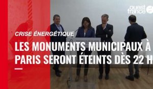 VIDÉO. Crise énergétique : les monuments municipaux à Paris seront éteints dès 22 h