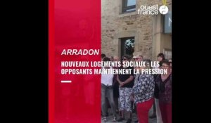 VIDÉO. Projet de nouveaux logements sociaux à Arradon : les opposants maintiennent la pression