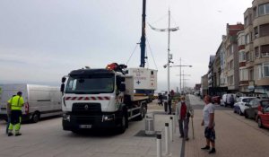 Les postes de secours mobiles démontés à Malo-les-Bains
