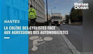 VIDÉO. À Nantes, la colère des cyclistes face aux agressions des automobilistes