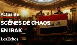 Scènes de chaos dans la zone verte de Bagdad