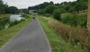 A bicyclette sur la nouvelle voie verte du Sud Ardennes