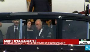 Royaume-Uni : Les images du roi Charles III et de la reine consort arrivant à Londres