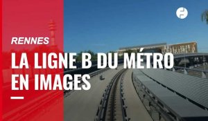 VIDÉO. Rennes : découvrez le parcours de la ligne b du métro