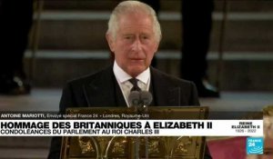 Charles III devant le Parlement : "Je ne peux m'empêcher de ressentir le poids de l'Histoire"
