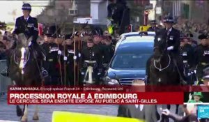 Hommages à Elizabeth II à Edimbourg : "Un silence quasi religieux" lors de la procession royale
