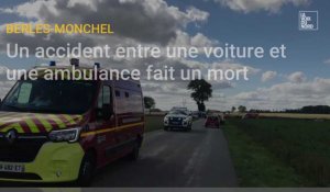 Un mort et deux blessés graves dans un choc avec une ambulance à Berles-Monchel (62)