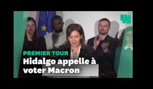 Au second tour, Anne Hidalgo appelle à voter avec "un bulletin Macron"
