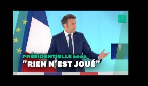 Emmanuel Macron : "Ne nous trompons pas, rien n'est joué"