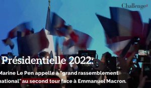  Présidentielle: Marine Le Pen appelle à un "rassemblement national" au second tour