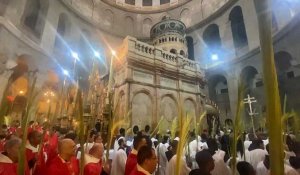 Les catholiques ont célébré "le dimanche des Rameaux" à Jérusalem
