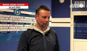 VIDÉO. « Un grand bravo aux joueurs. » Stéphane Dumont après la victoire de Guingamp (1-2) à Bastia