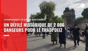 VIDÉO. 2 000 danseurs au championnat de danse bretonne Tradi’deiz à Vannes