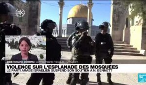 Le gouvernement israélien fragilisé après de nouvelles violences à Jérusalem