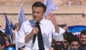 Élection présidentielle: "Nous ne pouvons pas crier victoire" dit Macron