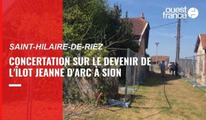 VIDÉO. Saint-Hilaire-de-Riez. Les habitants donnent leur avis sur le devenir de l'îlot Jeanne-d'Arc à Sion