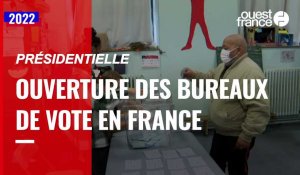 VIDÉO. Présidentielle : ouverture des bureaux de vote en France pour le second tour