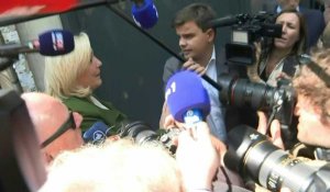 Présidentielle: Marine Le Pen arrive au bureau politique du RN