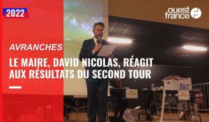 VIDÉO. Présidentielle : À Avranches, le maire David Nicolas réagit au second tour