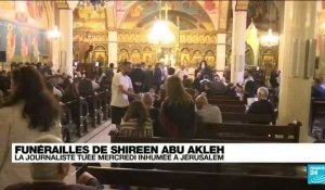 Shireen Abu Akleh, des funérailles sous haute tension à Jérusalem