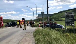 Givet : deux blessés dans un accident route de Beauraing