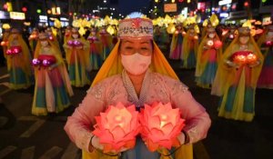 A Séoul, retour de la grande parade des lanternes