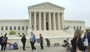 USA: Manifestation devant la Cour suprême après la fuite d'un projet de loi sur l'avortement