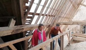 Chantier de l'église de Conty