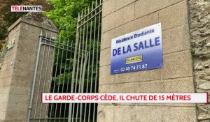 Nantes : le garde-corps cède, il chute de 15 mètres