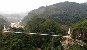 Would you dare to cross the world’s longest glass-bottomed bridge?