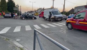 Accident avenue Jean-Jaurès à Maubeuge