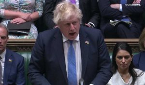 "Partygate" : Johnson s'excuse "sans réserve" devant le Parlement