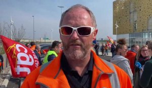 Une manifestation contre « le dumping social sur la Manche » au port de Calais