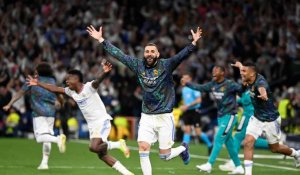 Ligue des Champions: l'incroyable retour du Real Madrid contre Manchester City