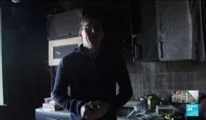 Ukraine : des maisons complétement détruites à Irpin