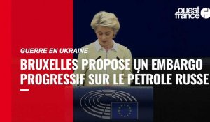 VIDÉO. Guerre en Ukraine : la Commission européenne propose un embargo progressif sur le pétrole russe