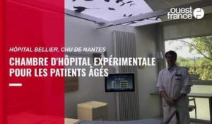 VIDÉO. Chambre expérimentale en gériatrie à l'hôpital Bellier de Nantes