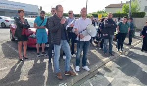 Manifestation contre la suppression des transports scolaires à Fagnières