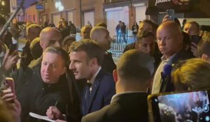 Déplacement d'Emmanuel Macron : un dernier bain de foule