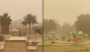L'Irak pris dans une tempête de poussière