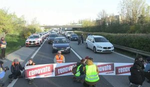 Suisse : bretelle d'autoroute bloquée par des militants pour le climat