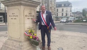 Jacques Krabal rend hommage à La Fontaine à Château-Thierry